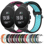 Cinturino sportivo in silicone traspirante perforato da 22 mm, For Suunto 9 Peak Pro