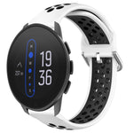 Cinturino sportivo in silicone traspirante perforato da 22 mm, For Suunto 9 Peak