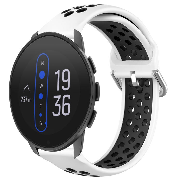 Cinturino sportivo in silicone traspirante perforato da 22 mm, For Suunto 9 Peak