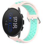 Cinturino sportivo in silicone traspirante perforato da 22 mm, For Suunto 9 Peak