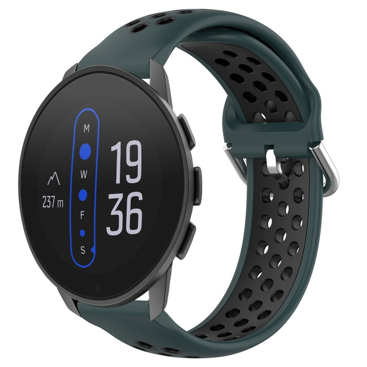 Cinturino sportivo in silicone traspirante perforato da 22 mm, For Suunto 9 Peak