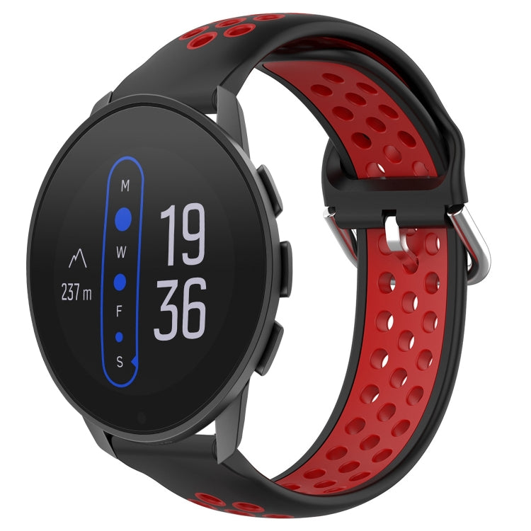 Cinturino sportivo in silicone traspirante perforato da 22 mm, For Suunto 9 Peak