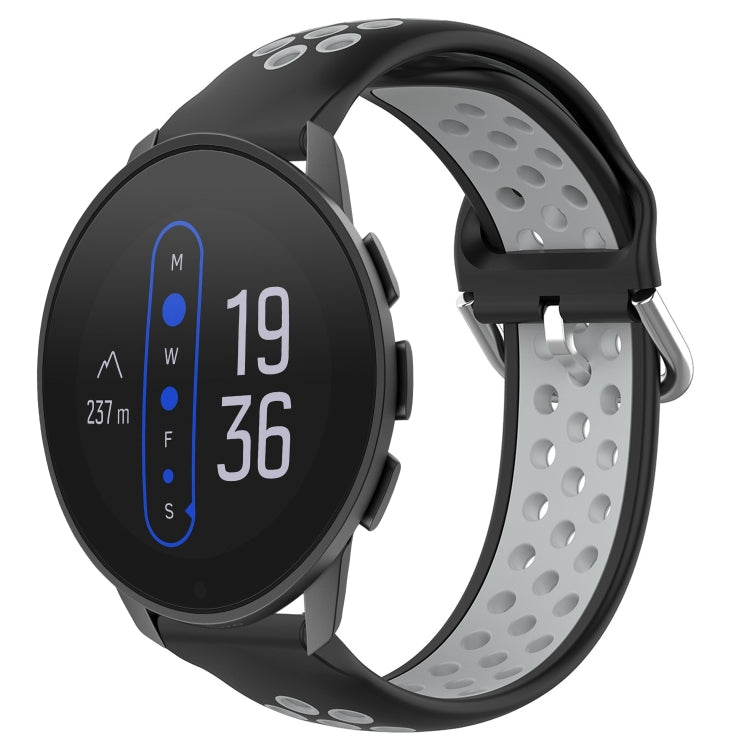Cinturino sportivo in silicone traspirante perforato da 22 mm, For Suunto 9 Peak
