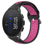 Cinturino sportivo in silicone traspirante perforato da 22 mm, For Suunto 9 Peak