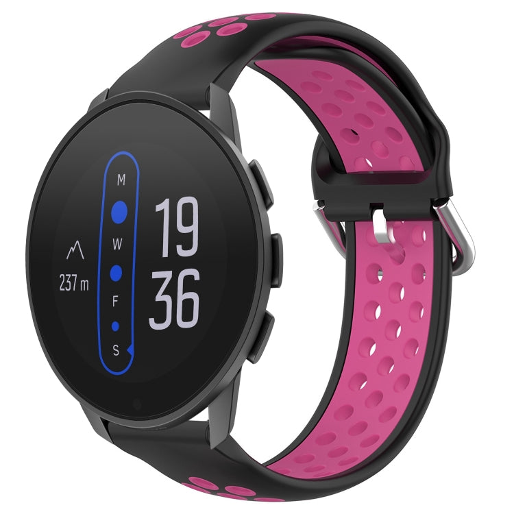 Cinturino sportivo in silicone traspirante perforato da 22 mm, For Suunto 9 Peak
