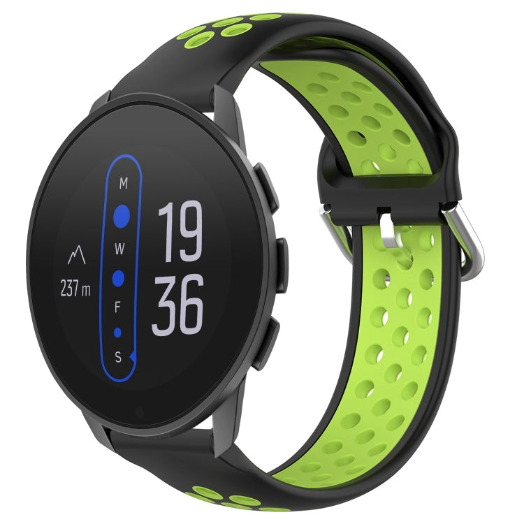 Cinturino sportivo in silicone traspirante perforato da 22 mm, For Suunto 9 Peak