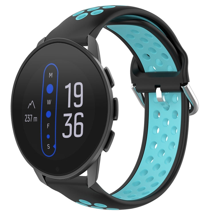 Cinturino sportivo in silicone traspirante perforato da 22 mm, For Suunto 9 Peak
