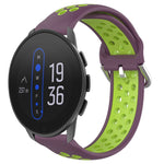 Cinturino sportivo in silicone traspirante perforato da 22 mm, For Suunto 9 Peak