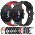 Cinturino sportivo in silicone traspirante perforato da 22 mm, For Suunto 9 Peak