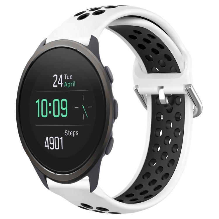 Cinturino sportivo in silicone traspirante perforato da 22 mm, For Suunto 5 Peak