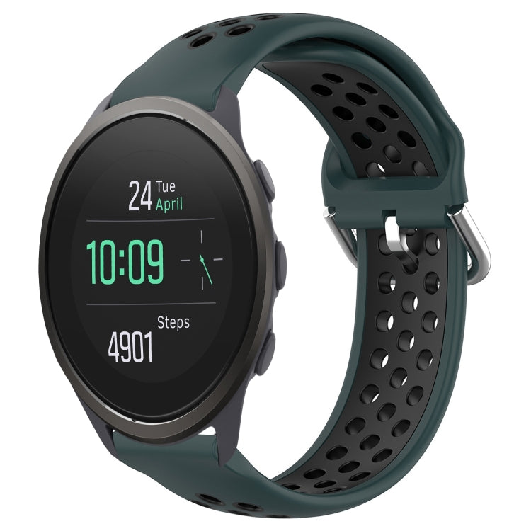 Cinturino sportivo in silicone traspirante perforato da 22 mm, For Suunto 5 Peak