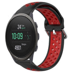 Cinturino sportivo in silicone traspirante perforato da 22 mm, For Suunto 5 Peak