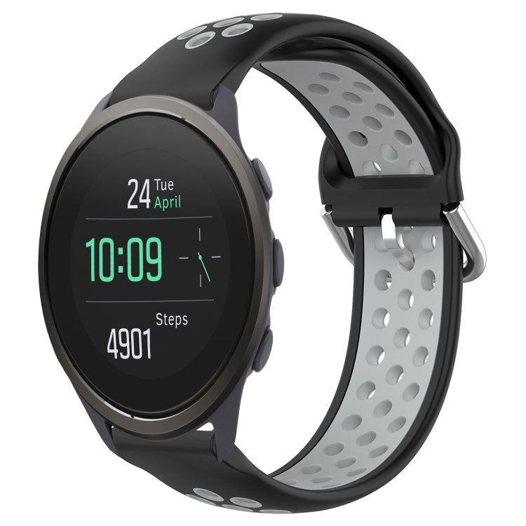 Cinturino sportivo in silicone traspirante perforato da 22 mm, For Suunto 5 Peak