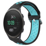 Cinturino sportivo in silicone traspirante perforato da 22 mm, For Suunto 5 Peak