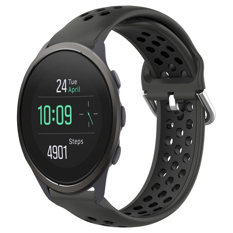 Cinturino sportivo in silicone traspirante perforato da 22 mm, For Suunto 5 Peak