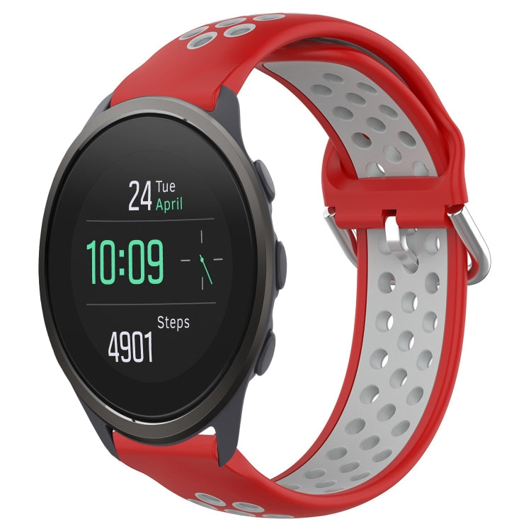 Cinturino sportivo in silicone traspirante perforato da 22 mm, For Suunto 5 Peak