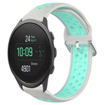 Cinturino sportivo in silicone traspirante perforato da 22 mm, For Suunto 5 Peak