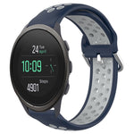 Cinturino sportivo in silicone traspirante perforato da 22 mm, For Suunto 5 Peak