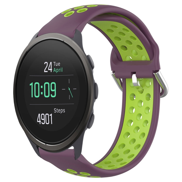 Cinturino sportivo in silicone traspirante perforato da 22 mm, For Suunto 5 Peak