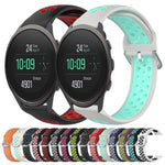 Cinturino sportivo in silicone traspirante perforato da 22 mm, For Suunto 5 Peak