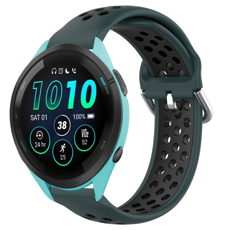 Cinturino sportivo in silicone traspirante perforato da 22 mm, For Garmin Forerunner 265