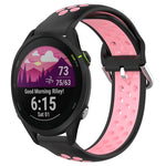 Cinturino sportivo in silicone traspirante perforato da 22 mm, For Garmin Forerunner 255