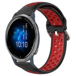 Cinturino sportivo in silicone traspirante perforato da 22 mm, For Garmin Venu 2