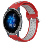 Cinturino sportivo in silicone traspirante perforato da 22 mm, For Garmin Venu 2