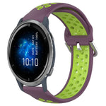 Cinturino sportivo in silicone traspirante perforato da 22 mm, For Garmin Venu 2