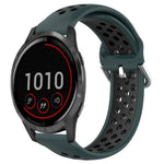 Cinturino sportivo in silicone traspirante perforato da 22 mm, For Garmin Vivoactive4