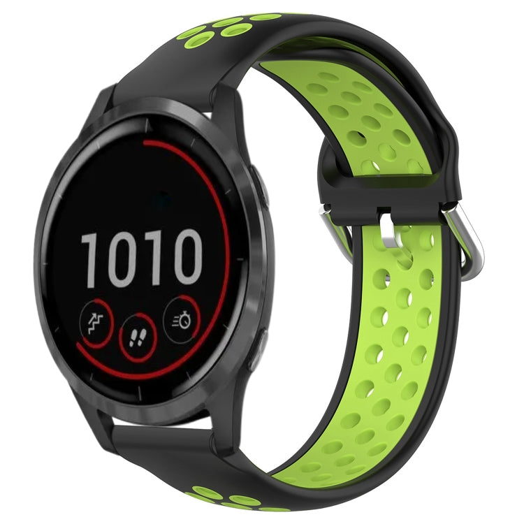 Cinturino sportivo in silicone traspirante perforato da 22 mm, For Garmin Vivoactive4