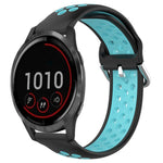 Cinturino sportivo in silicone traspirante perforato da 22 mm, For Garmin Vivoactive4