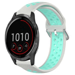 Cinturino sportivo in silicone traspirante perforato da 22 mm, For Garmin Vivoactive4