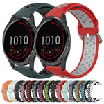 Cinturino sportivo in silicone traspirante perforato da 22 mm, For Garmin Vivoactive4