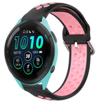 Cinturino sportivo in silicone traspirante perforato da 22 mm, For Garmin Forerunner 265 Music