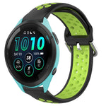 Cinturino sportivo in silicone traspirante perforato da 22 mm, For Garmin Forerunner 265 Music