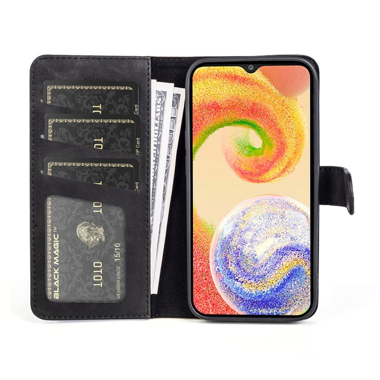 Per Samsung Galaxy A04 Custodia per cellulare in pelle a conchiglia orizzontale con cuciture, For Samsung Galaxy A04