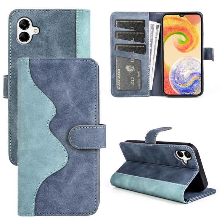 Per Samsung Galaxy A04 Custodia per cellulare in pelle a conchiglia orizzontale con cuciture, For Samsung Galaxy A04
