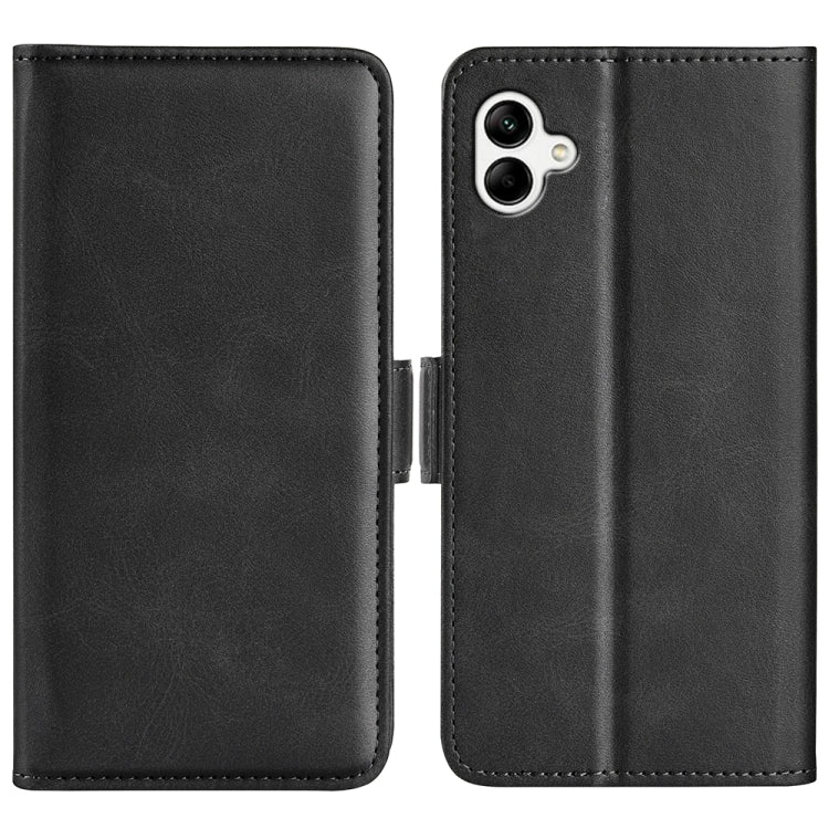 Per Samsung Galaxy A04 Custodia per telefono orizzontale in pelle con fibbia magnetica a doppio lato, For Samsung Galaxy A04