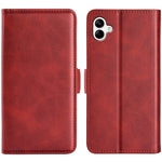 Per Samsung Galaxy A04 Custodia per telefono orizzontale in pelle con fibbia magnetica a doppio lato, For Samsung Galaxy A04