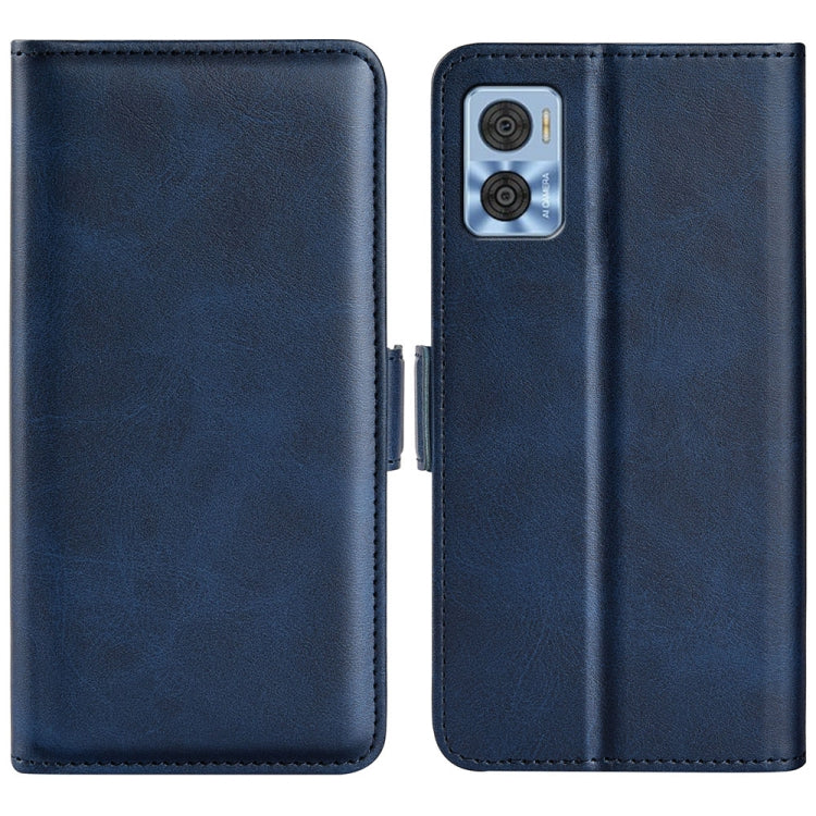 Per Motorola Moto E22 / E22i Custodia per telefono orizzontale in pelle con fibbia magnetica a doppio lato, For Motorola Moto E22 / E22i