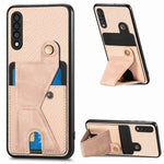 Portafoglio in fibra di carbonio Flip Card Custodia per telefono con supporto a forma di K, For Samsung Galaxy S21+ 5G, For Samsung Galaxy S21 Ultra 5G, For Samsung Galaxy S20 FE, For Samsung Galaxy A50