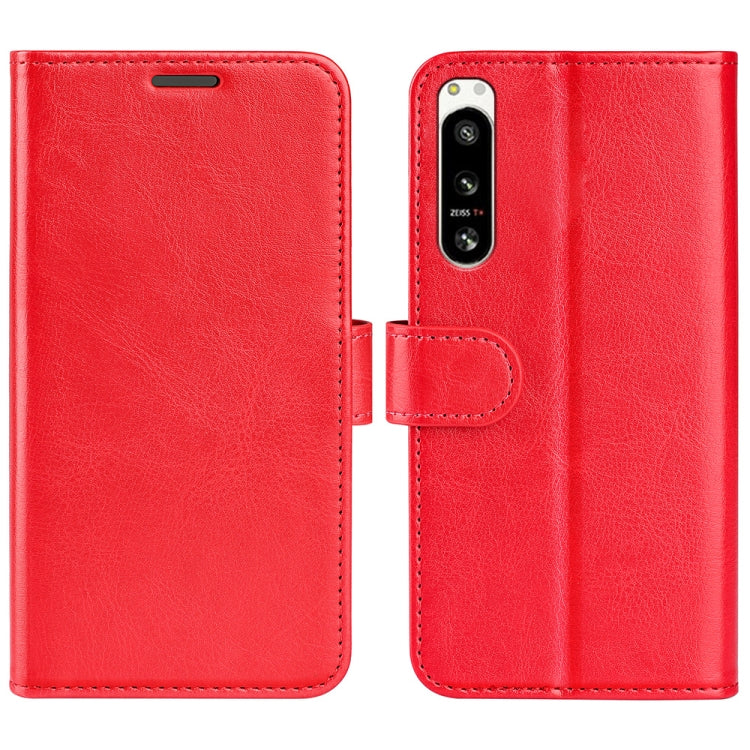 Per Sony Xperia 5 IV R64 Custodia in pelle a conchiglia orizzontale con texture, For Sony Xperia 5 IV