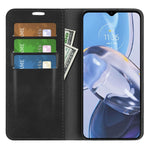 Per Motorola Moto E22 / E22i Custodia per telefono in pelle con aspirazione magnetica retro-pelle, For Motorola Moto E22 / E22i