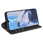 Per Motorola Moto E22 / E22i Custodia per telefono in pelle con aspirazione magnetica retro-pelle, For Motorola Moto E22 / E22i