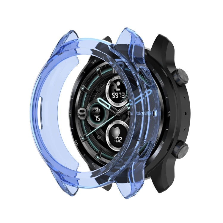 Guscio protettivo mezzo avvolto trasparente in TPU, For Ticwatch Pro 3 Ultra, For Ticwatch Pro X, For Ticwatch Pro 3 GPS, For Ticwatch Pro 3 Ultra GPS