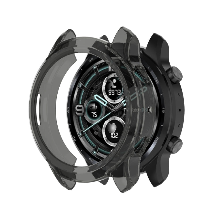 Guscio protettivo mezzo avvolto trasparente in TPU, For Ticwatch Pro 3 Ultra, For Ticwatch Pro X, For Ticwatch Pro 3 GPS, For Ticwatch Pro 3 Ultra GPS