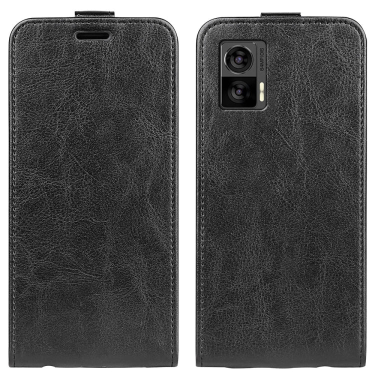 Per Motorola Moto E22 / E22i R64 Custodia per telefono in pelle con vibrazione verticale, For Motorola Moto E22 / E22i