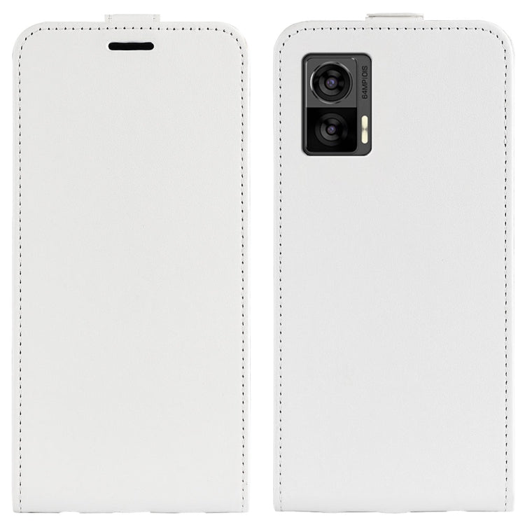 Per Motorola Moto E22 / E22i R64 Custodia per telefono in pelle con vibrazione verticale, For Motorola Moto E22 / E22i