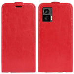 Per Motorola Moto E22 / E22i R64 Custodia per telefono in pelle con vibrazione verticale, For Motorola Moto E22 / E22i